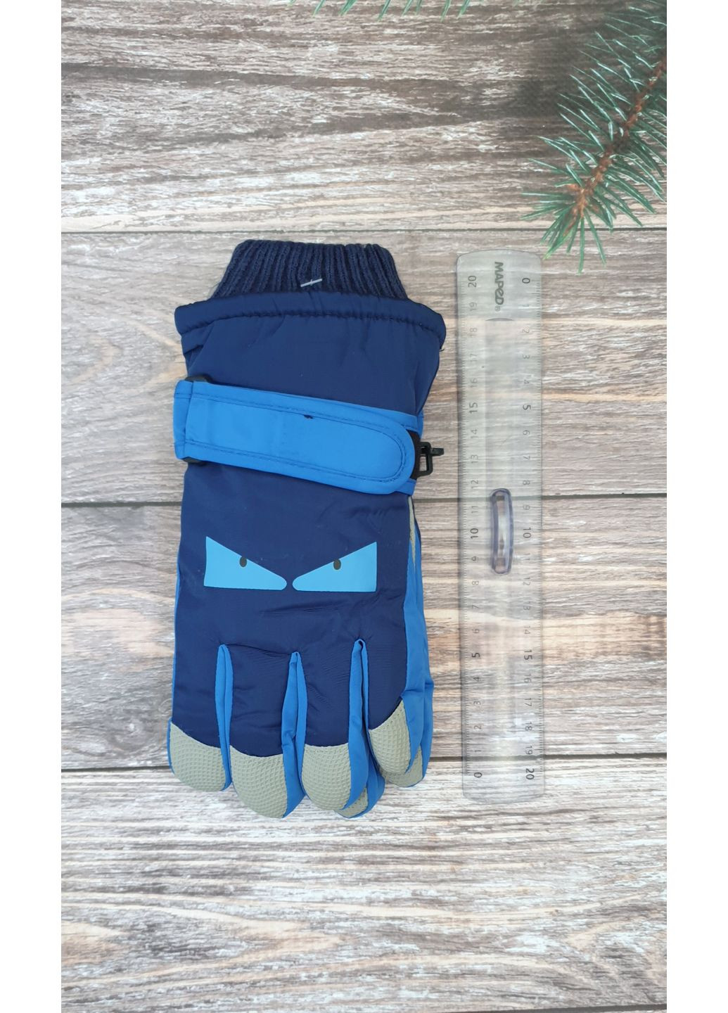 Балоновые перчатки на меху для мальчиков и девочек 6-10 лет No Brand (358517384)