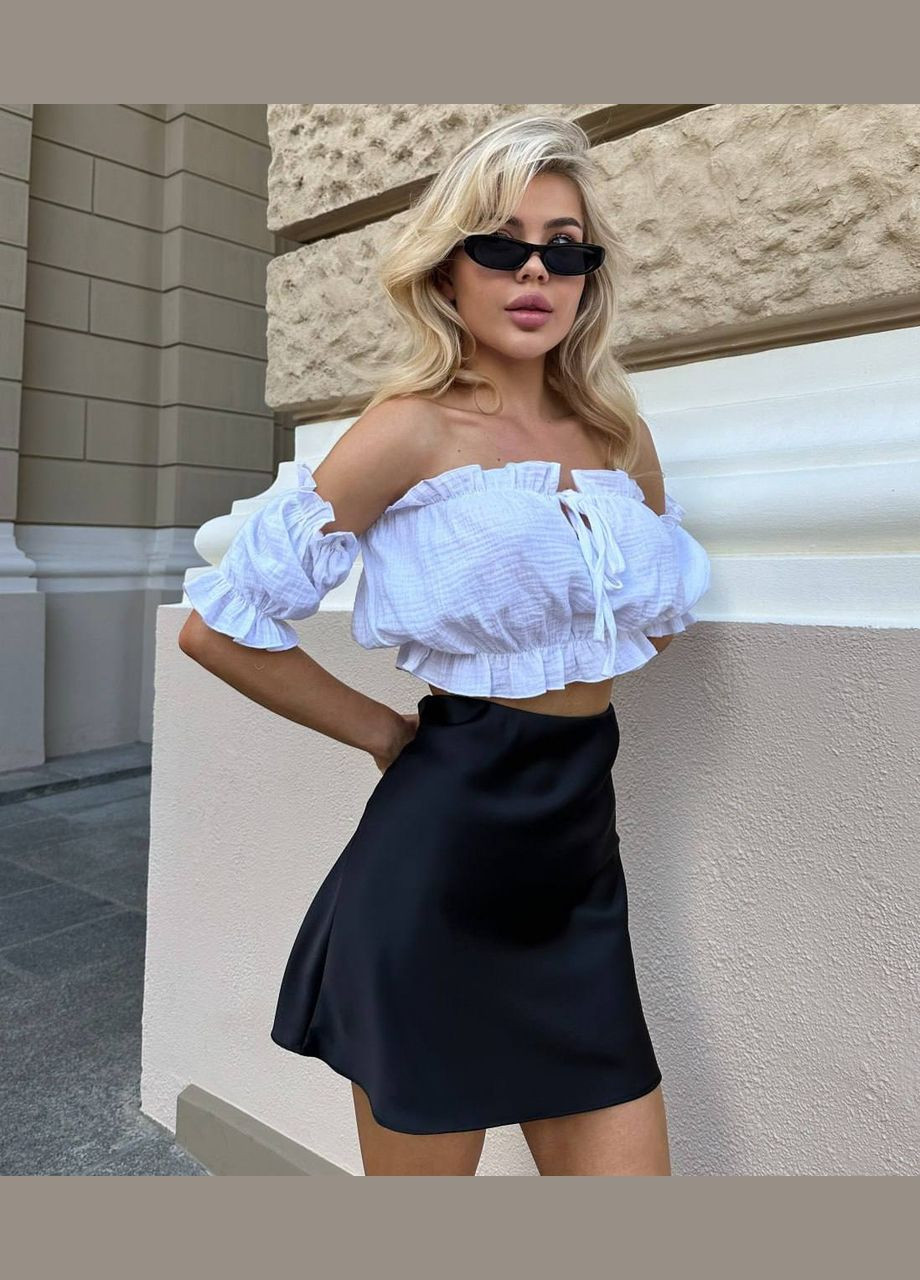 Белая женская блузка FINO Mode