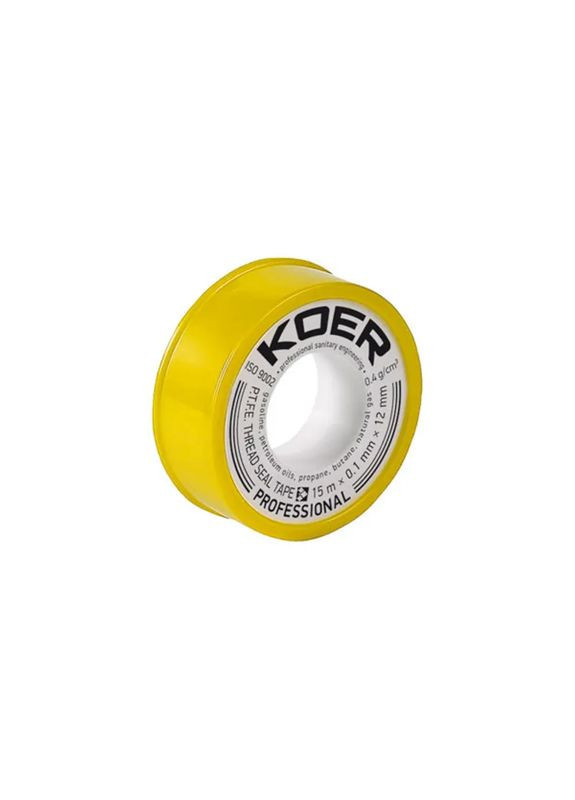 ФУМ стрічка для газу ST-02 15M * 0.1mm * 12mm (KR0120) KOER (315443176)