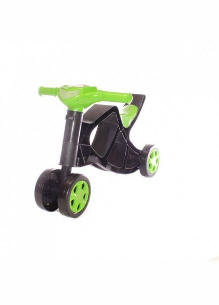 Дитячий біговел Мінібайк 0136/01 чорний з зеленим Doloni (301648882)