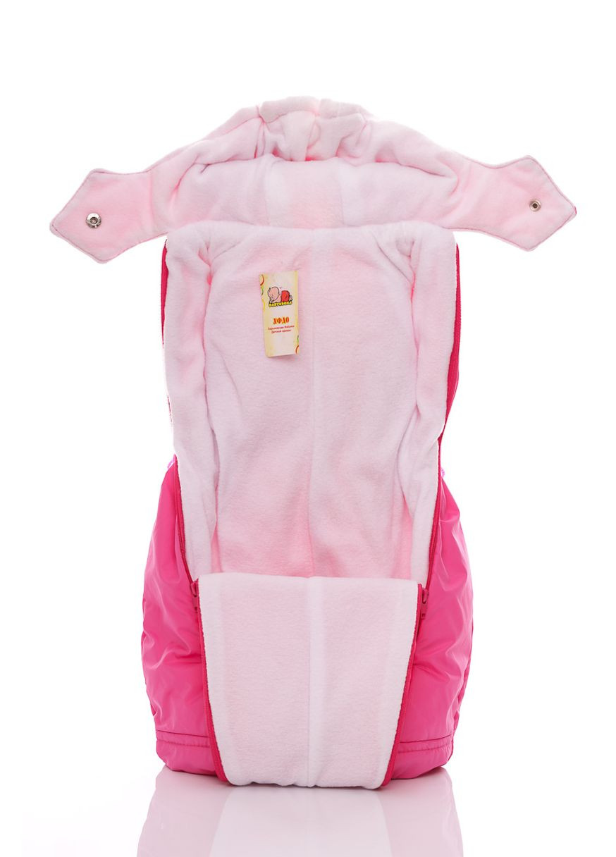 Комбінезон Трансформер для дівчинки на флісі яскраво-рожевий з рожевим 86 см (27869) BABYKROHA (297199047)