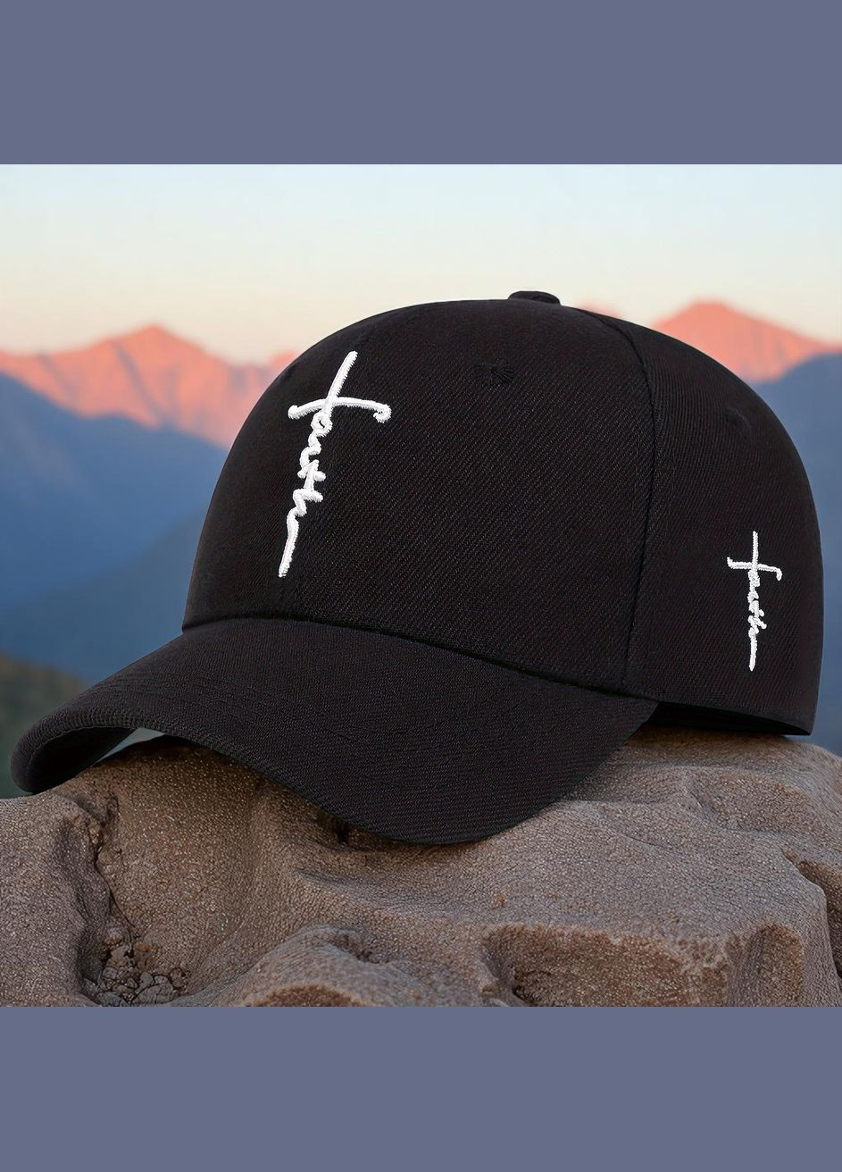 Бейсболка Snapback чорного кольору, кепка з регульованим розміром 56-61 см, легка та дихаюча кепка на весну і літо No Brand (338379215)