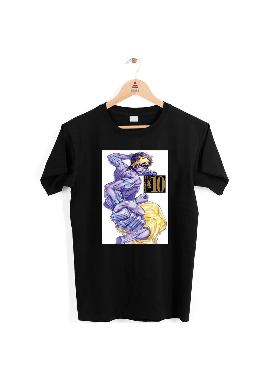 Футболка чорна з аніме принтом "Record of Ragnarok Повість кінці світу Shiva Шива" Кавун футболка (316346246)