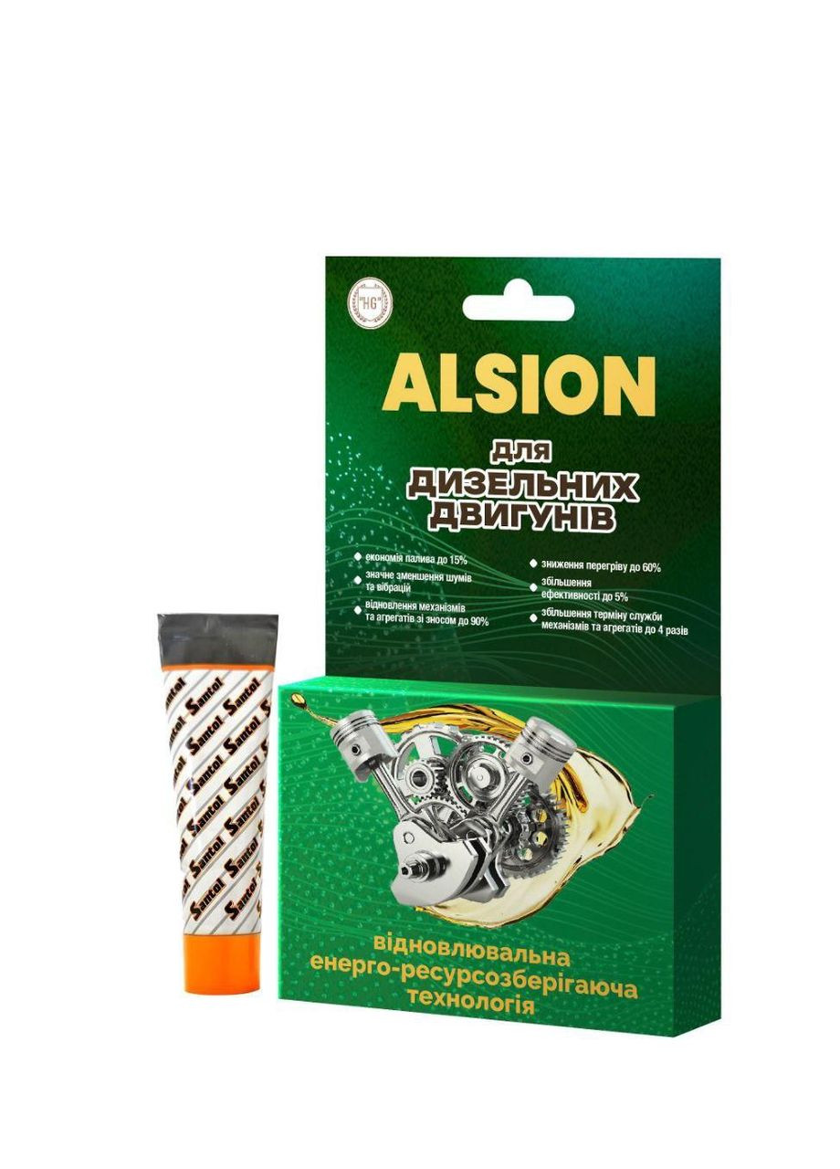 Професійна присадка для дизельних двигунів ALSION від творців XADO Хадо 1 комплект 3 шт. No Brand (356130644)