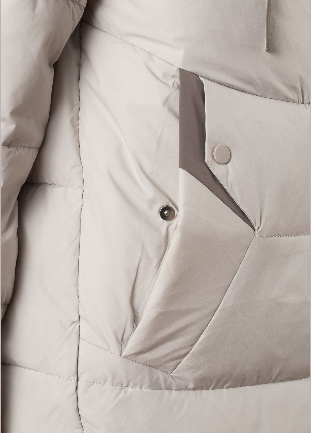 Серый зимний Пуховик Towmy