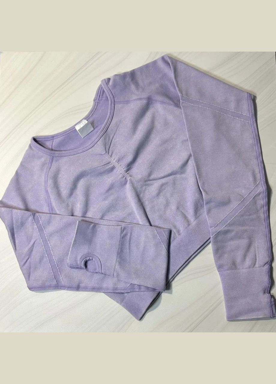 Комплект для фітнесу (спортивний костюм) з імітацією джинсу, рашгард і легінси No Brand (321996487)