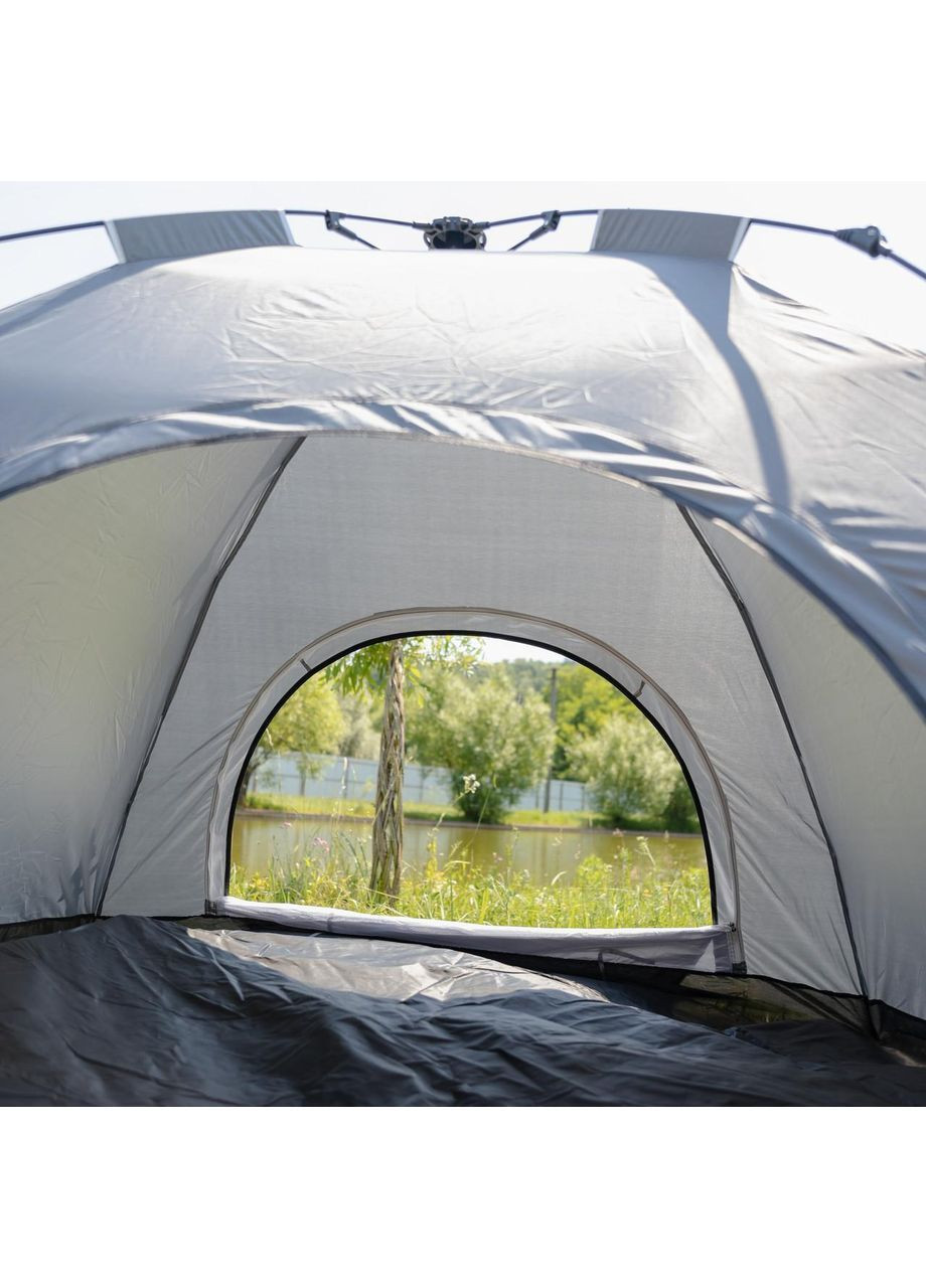 Намет кемпінговий 2 на 2 метри автоматичний для риболовлі походу туристичний LU-019G Сірий No Brand (369478327)