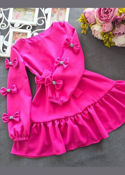 Бежевое очаровательное платье-трансформер для девочек, 4 образа в 1, размеры 98-164 No Brand (319869359)