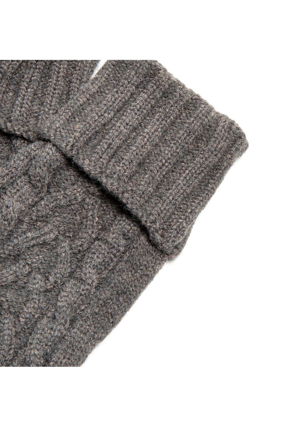 Перчатки Smart Touch женские вязаные шерсть с акрилом серые ДЖУЛИ LuckyLOOK 023-567 (322790036)