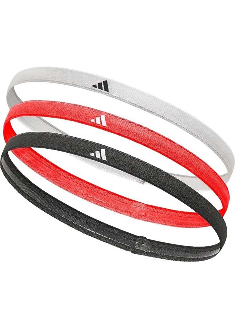 Повязки на голову Hairbands 3pk Черный, Белый, Красный adidas (367596530)