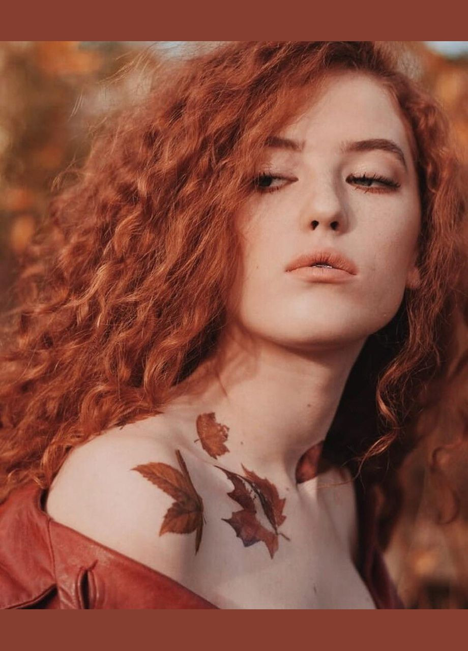 Временное тату "Листья осени" Arley Sign (293850134)