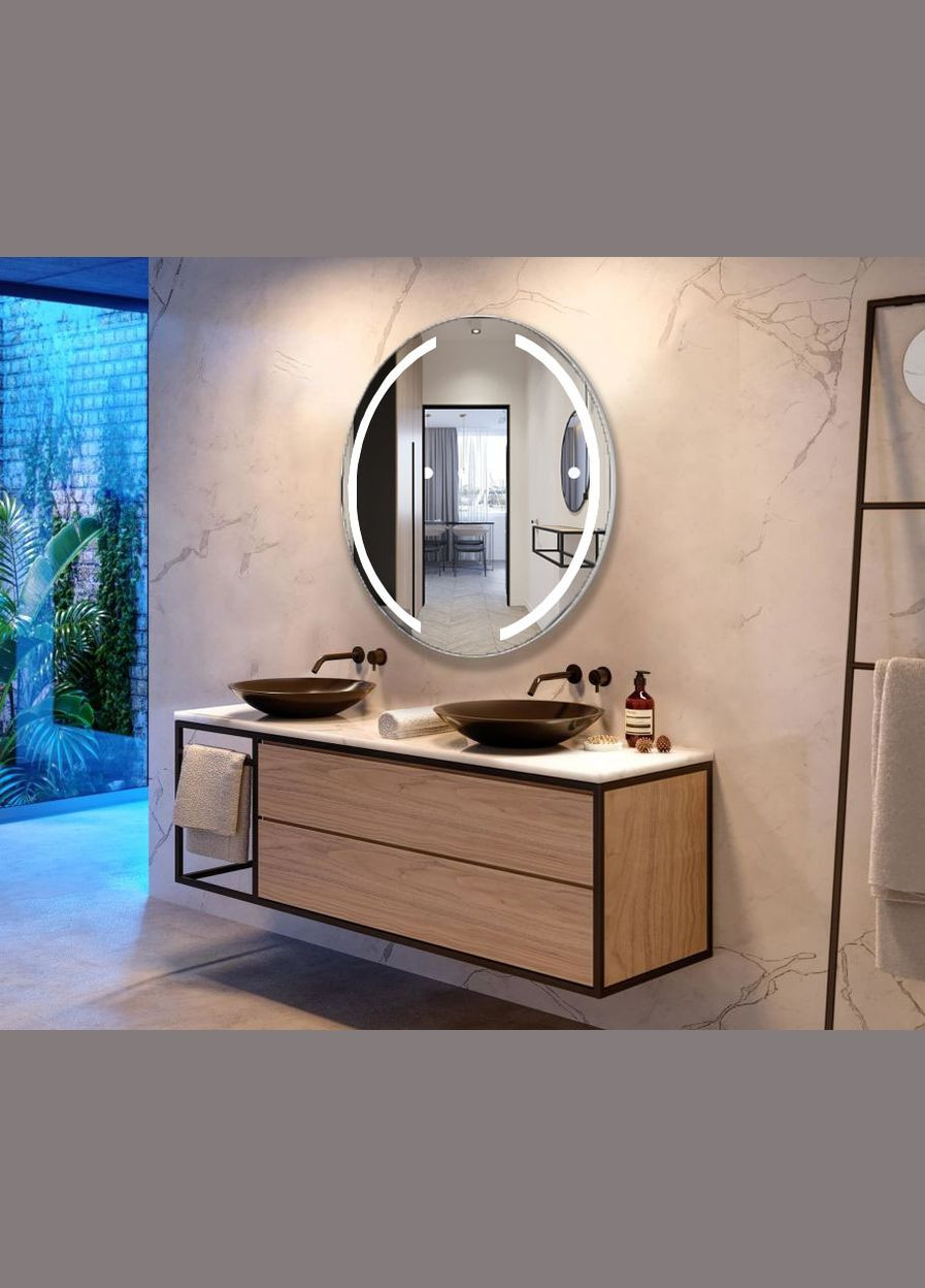 Дзеркало Nero (65 х 65) c LED-підсвічуванням та підігрівом ХАСТ (302811027)