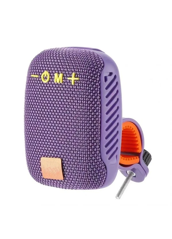 Портативная колонка Bluetooth 5W 50х100х72 мм Фиолетовая No Brand (386707098)