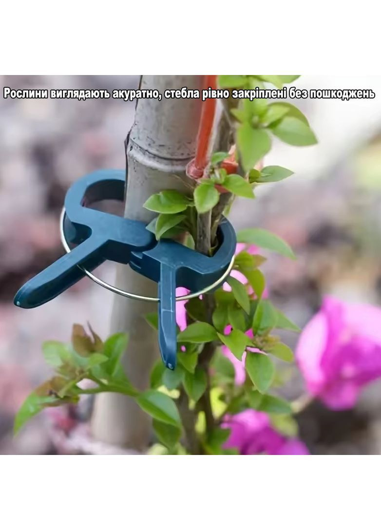 Клипсы-фиксаторы садовые большие для подвязки и фиксации растений и томатов 6х5см 20шт No Brand (370287174)