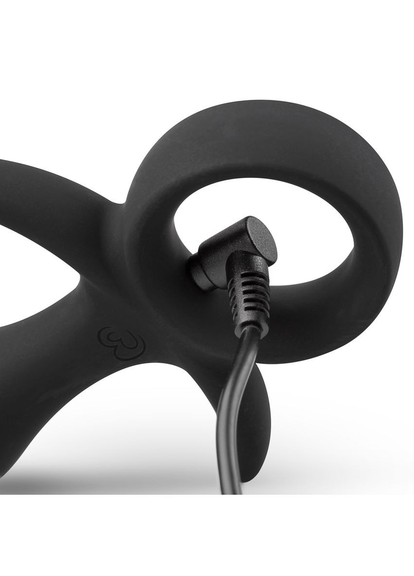 Анальная пробка с вибрацией Butt Buzzer черная EasyToys (297396368)