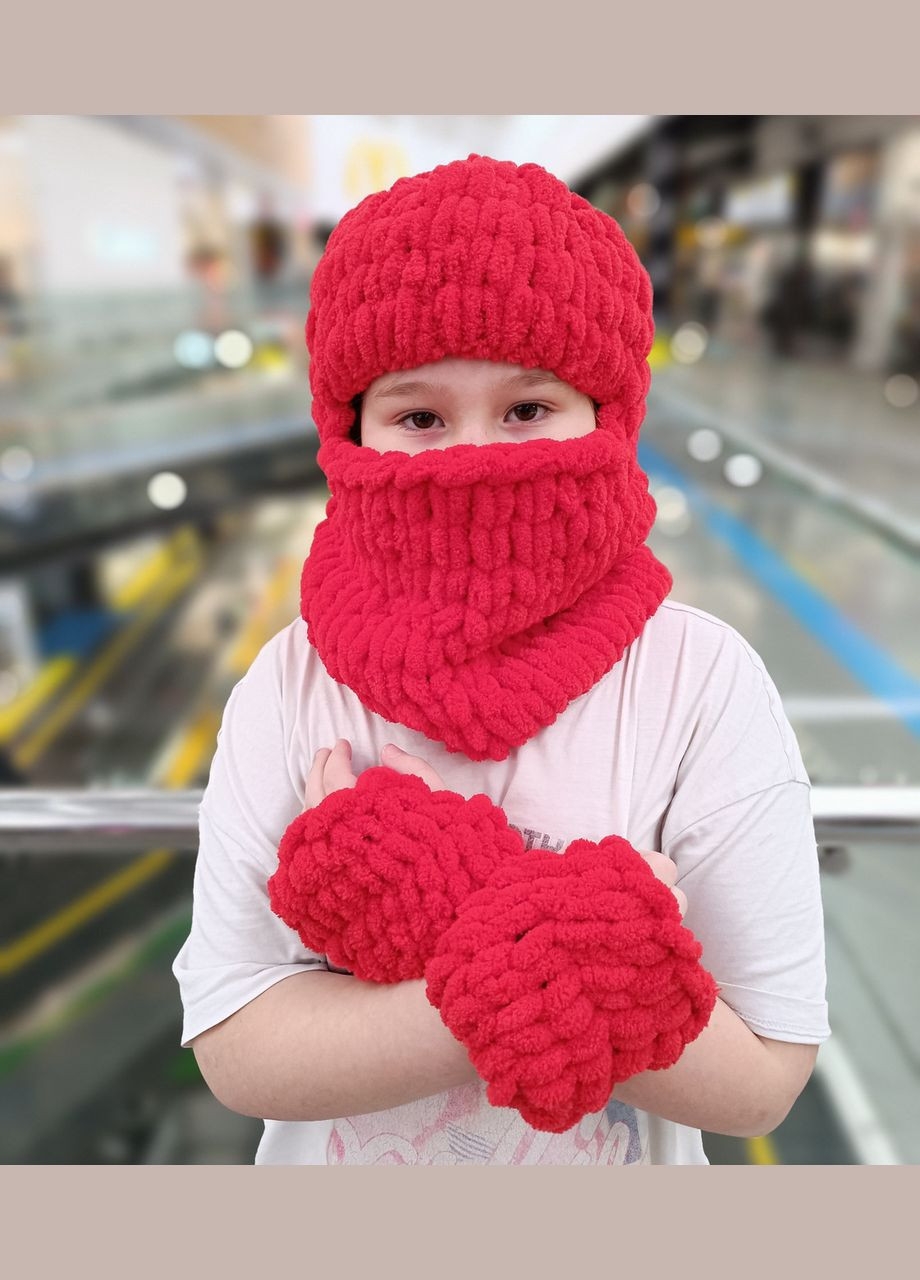 Шапка-балаклава червона Alize (358068373)
