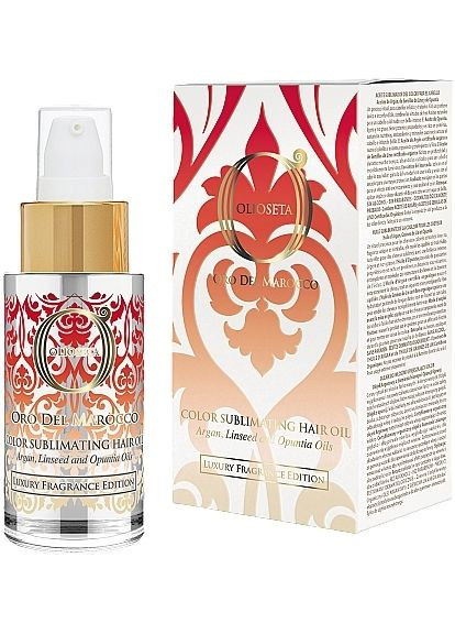Олія для волосся "Вишуканість кольору" Olioseta Oro Del Marocco Color Sublimating Hair Oil 30ml (1223470-188880) Barex (368650468)