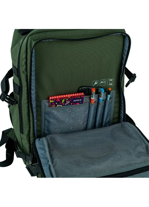 Рюкзак зелений Education teens K24-2593L-2 Kite (293504325)