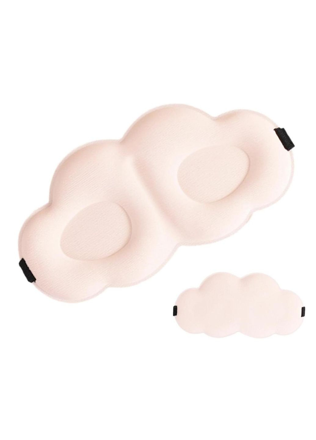 Маска для сна на глаза 3D, мягкая и дышащая с эффектом памяти, без давления, розовая No Brand (335057300)