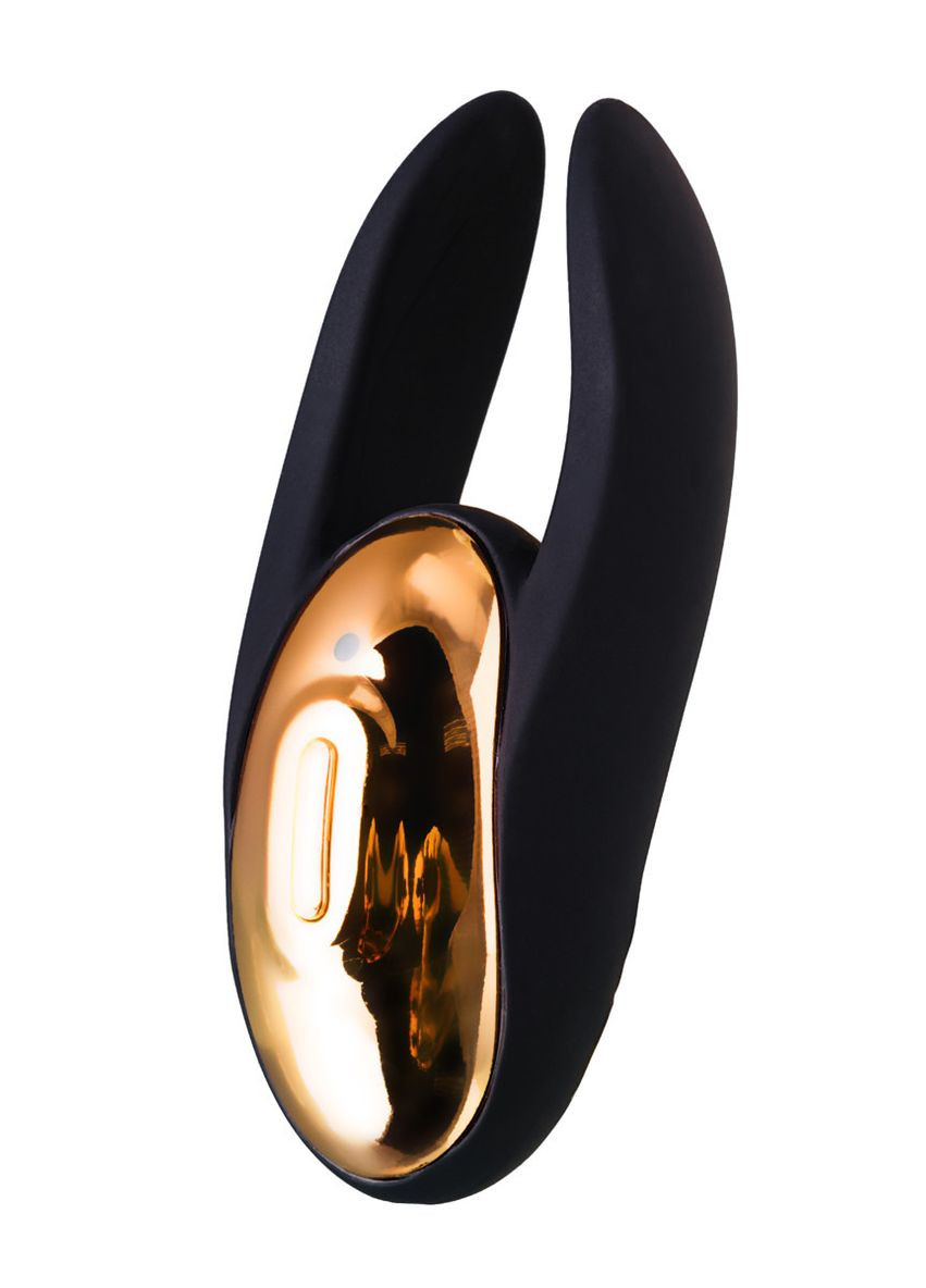 Вібромасажер Waname D-Splash Wave силікон чорний, 9,3 см ToyFa (322536100)