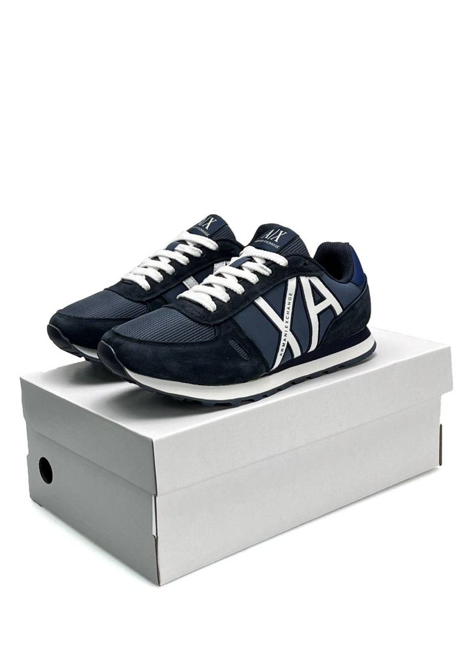 Темно-синій Осінні кросівки чоловічі No Brand Exchange AX Dark Navy