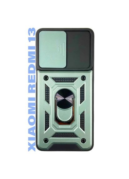 Чохол до мобільного телефона (711553) BeCover Military Xiaomi Redmi 13 Dark Green (364498393)