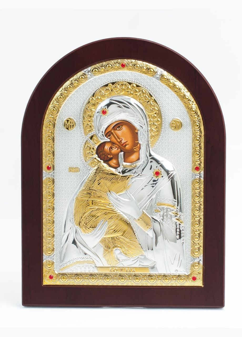Вишгородська Ікона Божої Матері 15х21см аркової форми на дереві Prince Silvero (265215696)