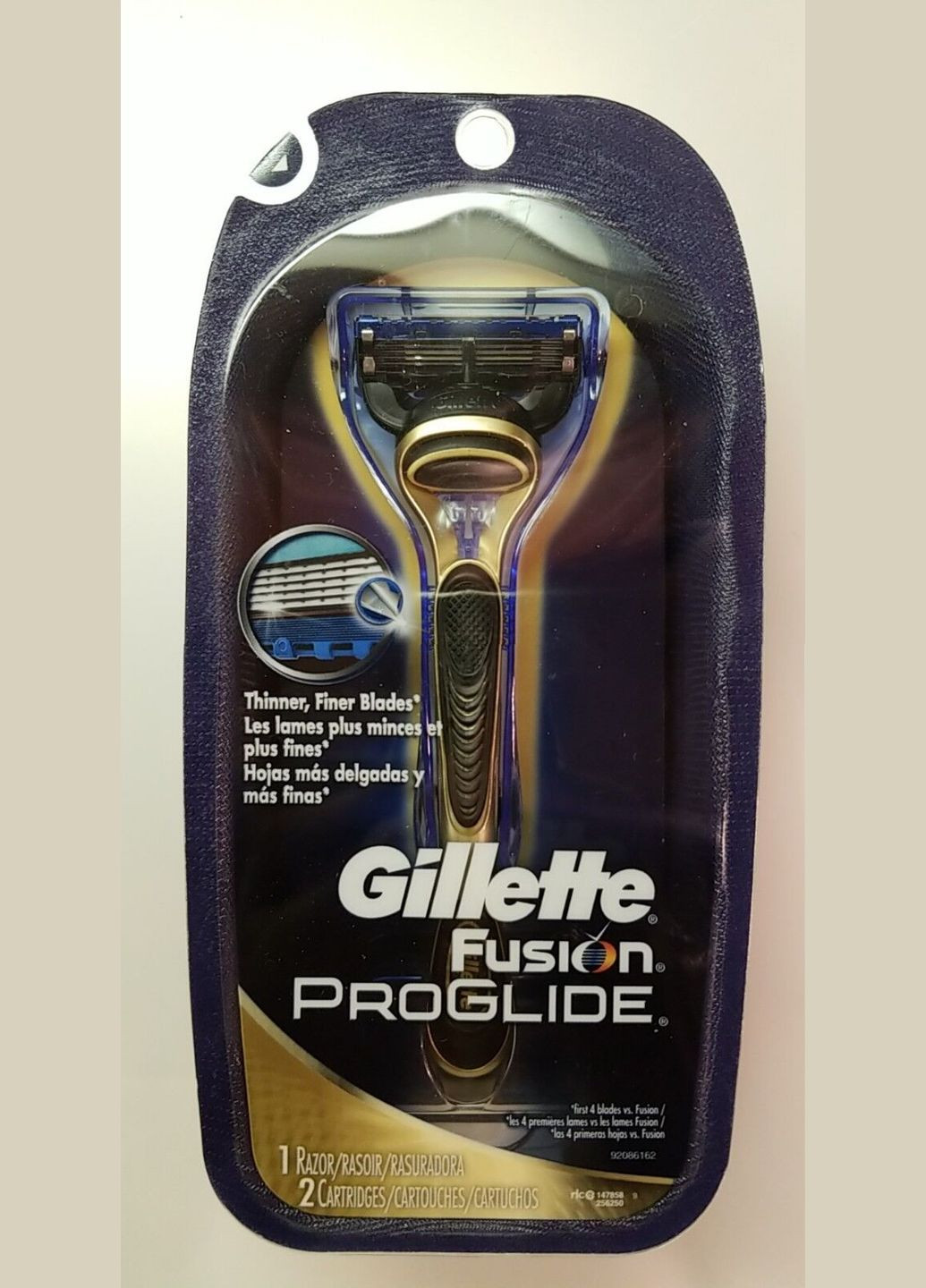 Бритва Fusion 5 Proglide (1 станок та 2 картриджі) Made in Germany Gillette (278773527)
