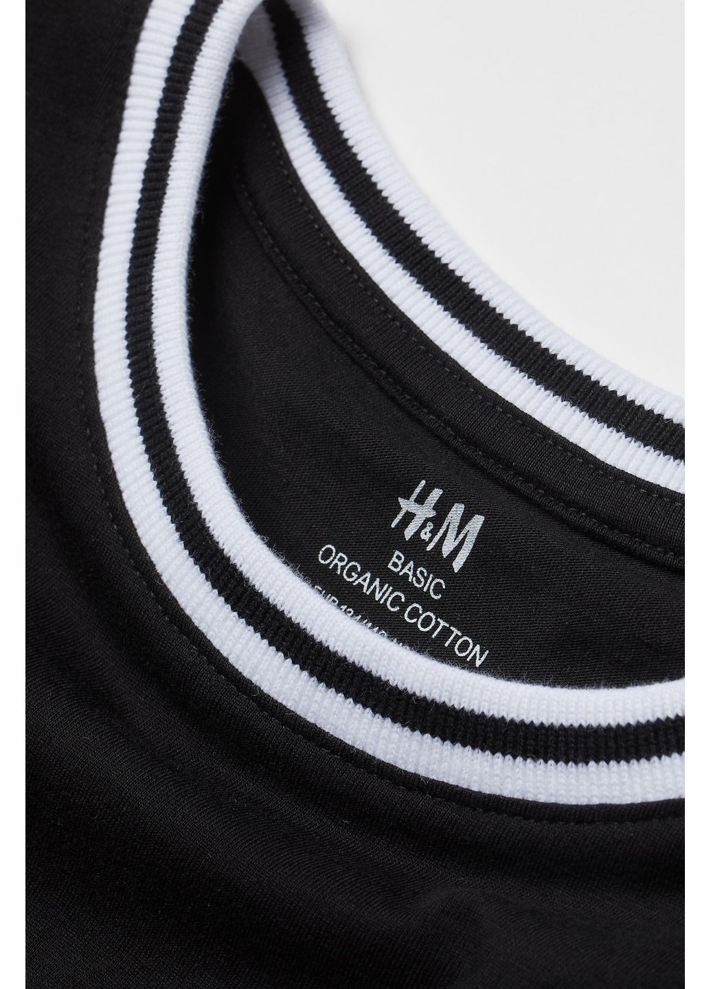 Чёрное платье-футболка H&M (359381896)