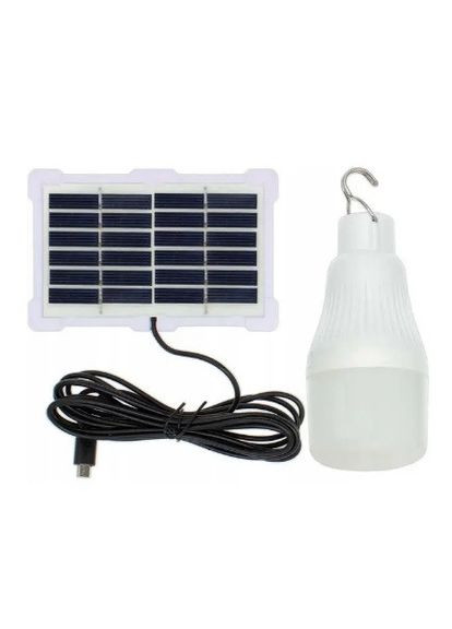 Ліхтар акумуляторна лампа CL-022 LED лампа ліхтарик сонячна панель 10 Вт Cclamp (304253324)