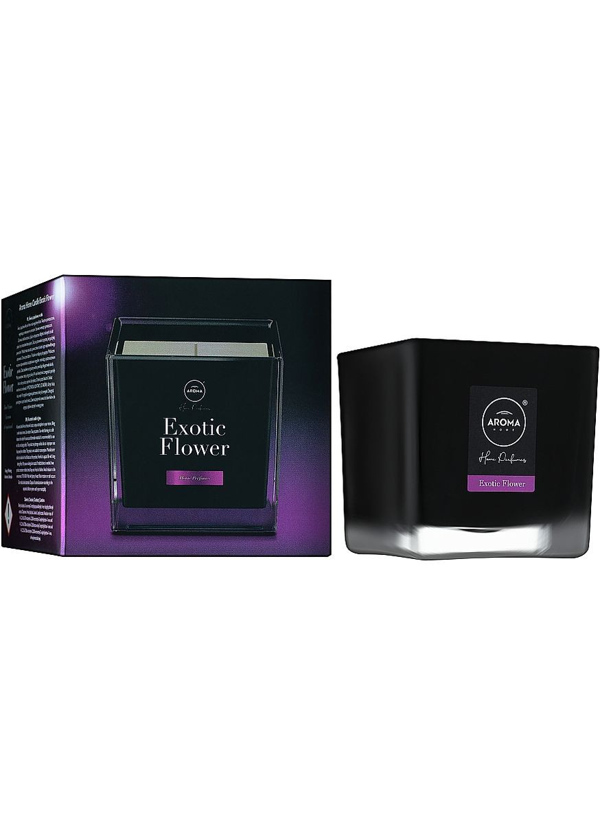 Ароматическая свеча Black Series Exotic Flower 155ml (901852-48310) Aroma Home (368649050)