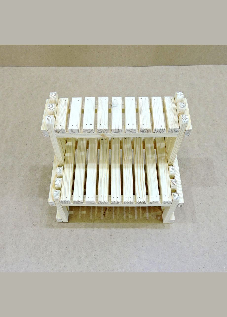 Подставка для цветов из дерева Пальма 40 бланже (ЦВП-400801) No Brand (328226899)