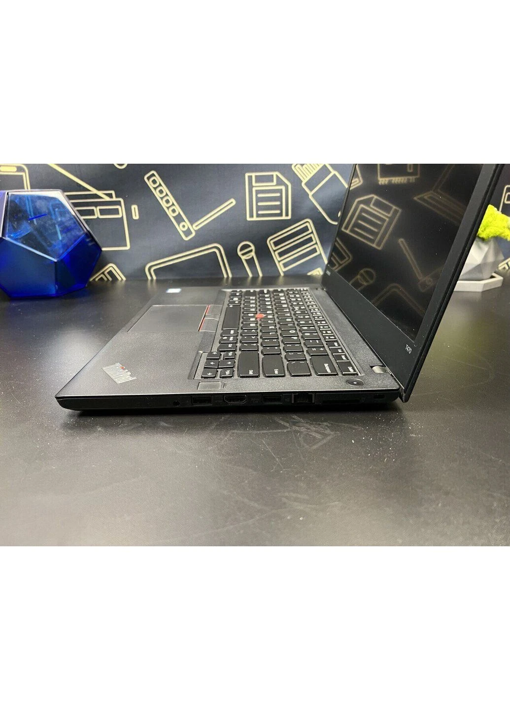 Ноутбук ThinkPad T470 / 14" (1920x1080) IPS Touch / Intel Core i5-7300U (2 (4) ядра по 2.6 - 3.5 GHz) / 16 GB DDR4 / 120 GB SSD Lenovo (398137946)