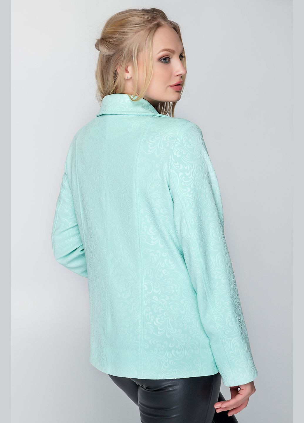 Мятный женский жакет ким (01031-blue58) MioRichi -