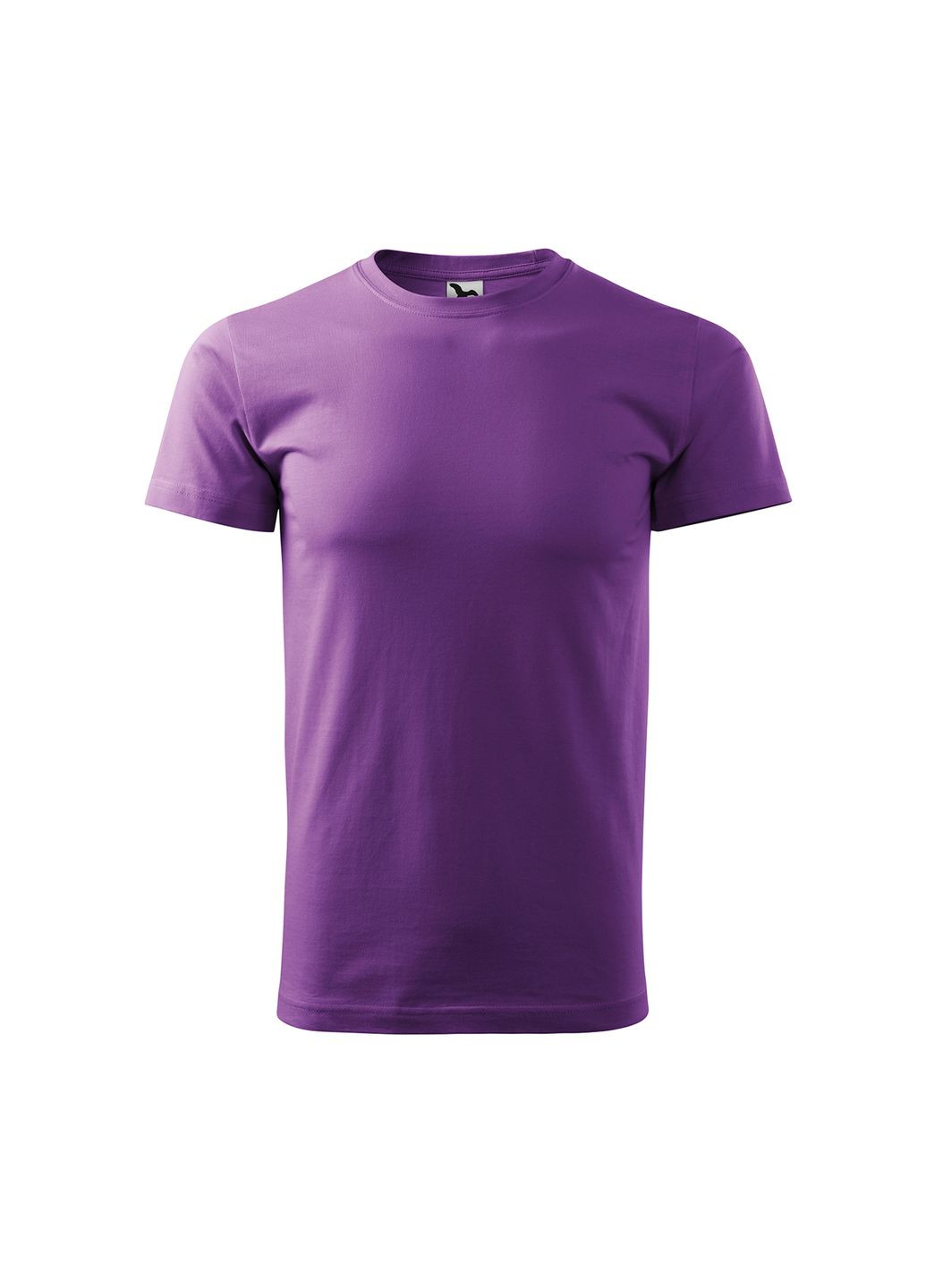 Фіолетова футболка чоловіча однотонна бавовняна фіолетова 129-64 з коротким рукавом Malfini Basic