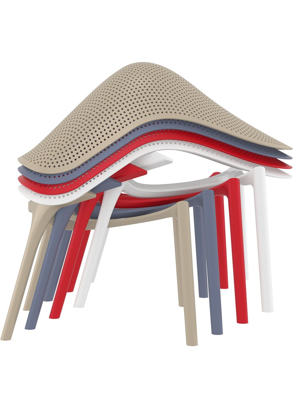 Стілець садовий Sky Lounge Темно-сірий Siesta (372178855)