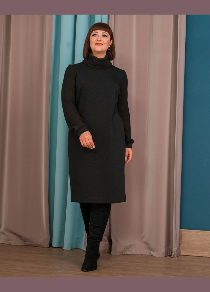 Черное платье 14482 Alenka Plus