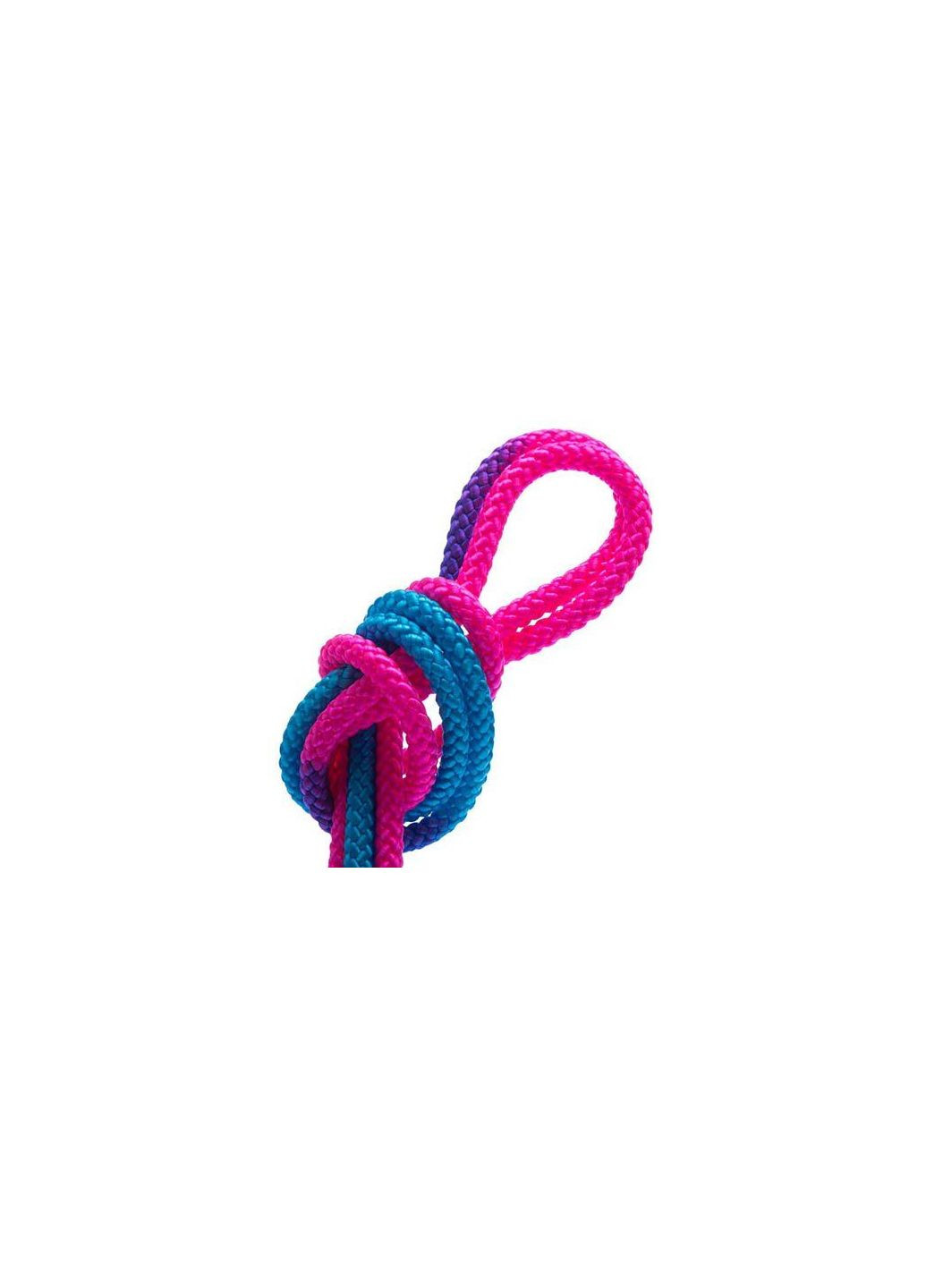 Скакалка для художественной гимнастики C1657 Розово-синий (60508020) FDSO (293255546)