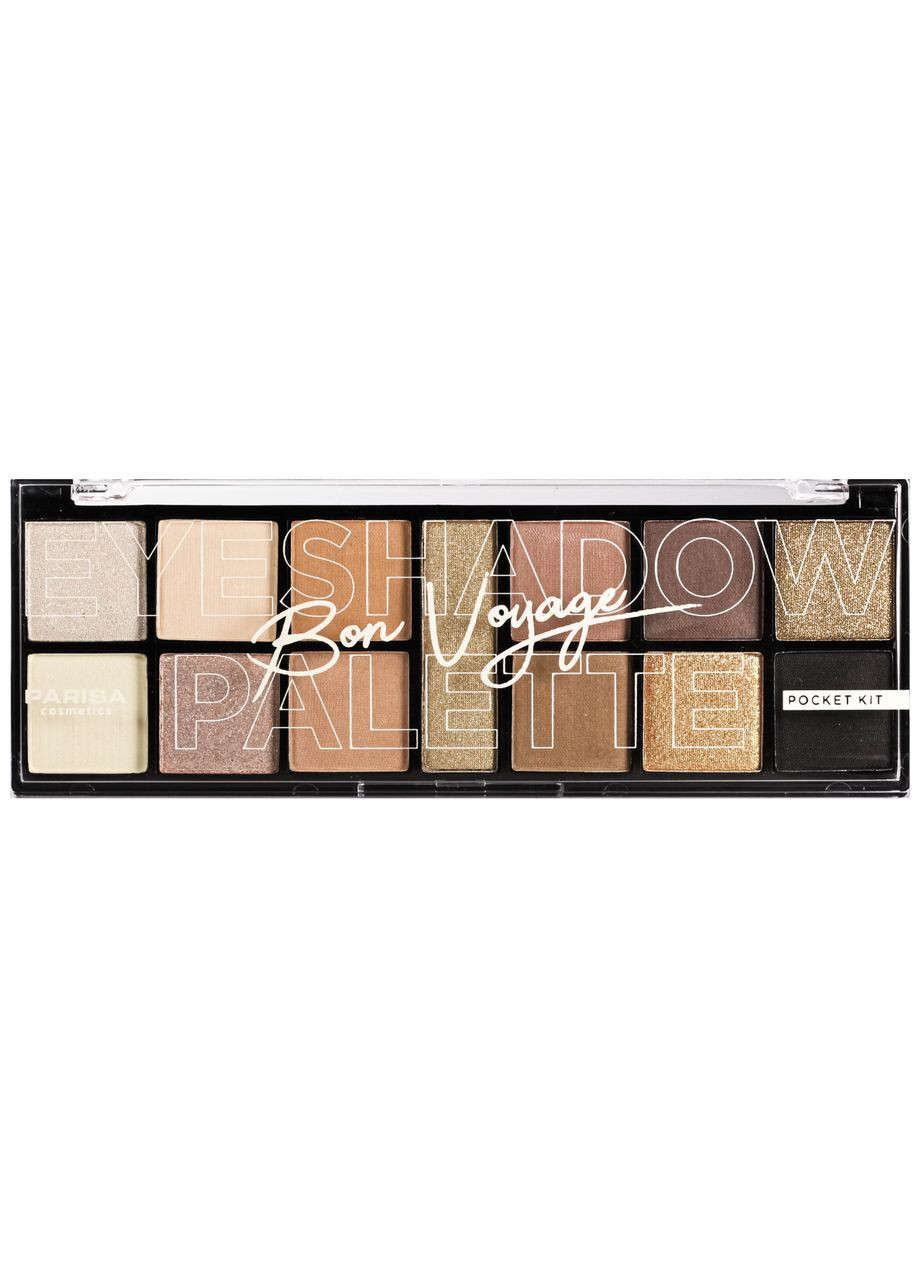 Палетка тіней для повік 13 відтінків Bon Voyage № 07 Parisa Cosmetics (331020949)