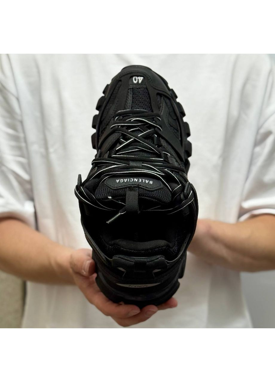 Черные демисезонные кроссовки balenciaga track black 542023 w No Brand