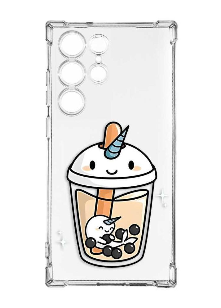 Чохол з потовщеними кутами на Samsung Galaxy S24 Ultra:: Коктейль Єдиноріг (принт 96) CASE CONTROL (360702520)