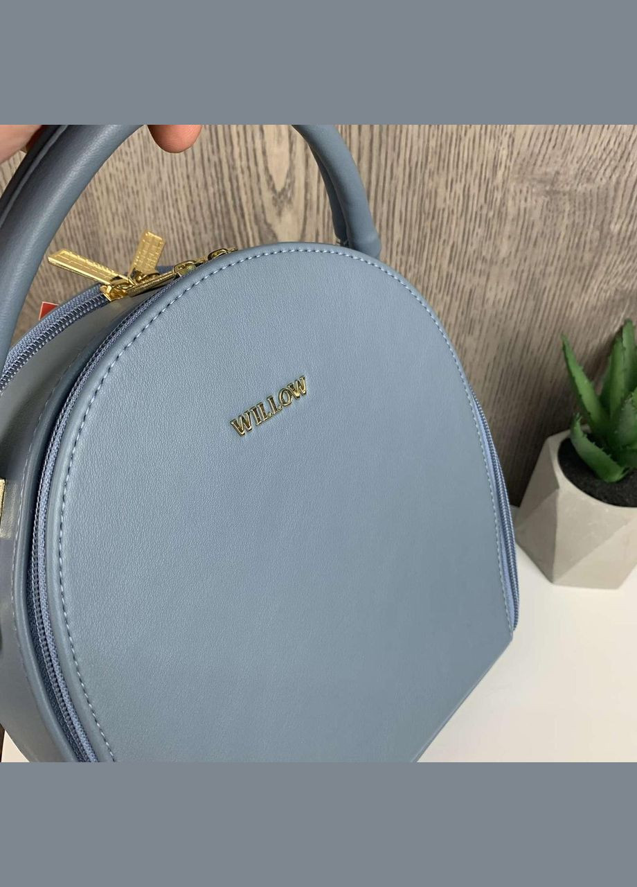 Модна жіноча сумочка рептилія з одним відділенням з еко-шкіри чорна блакитна лакова (sku_932Г) No Brand (330576356)