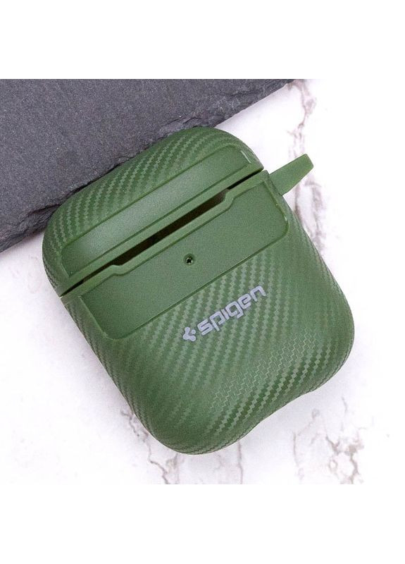 Футляр Shockproof для наушников Pine green SGP Airpods 1/2 (361077817)