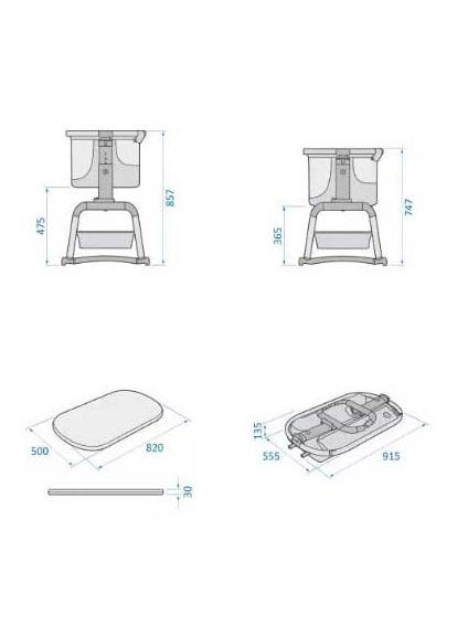 Приставная кроватка Iora Air Classic Beige Eco () Maxi-Cosi 2121022300 (336146157)