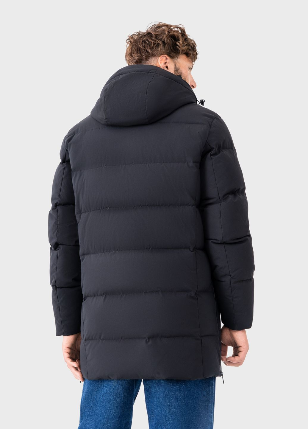 Черная зимняя куртка 70539/1 - черная m Avecs