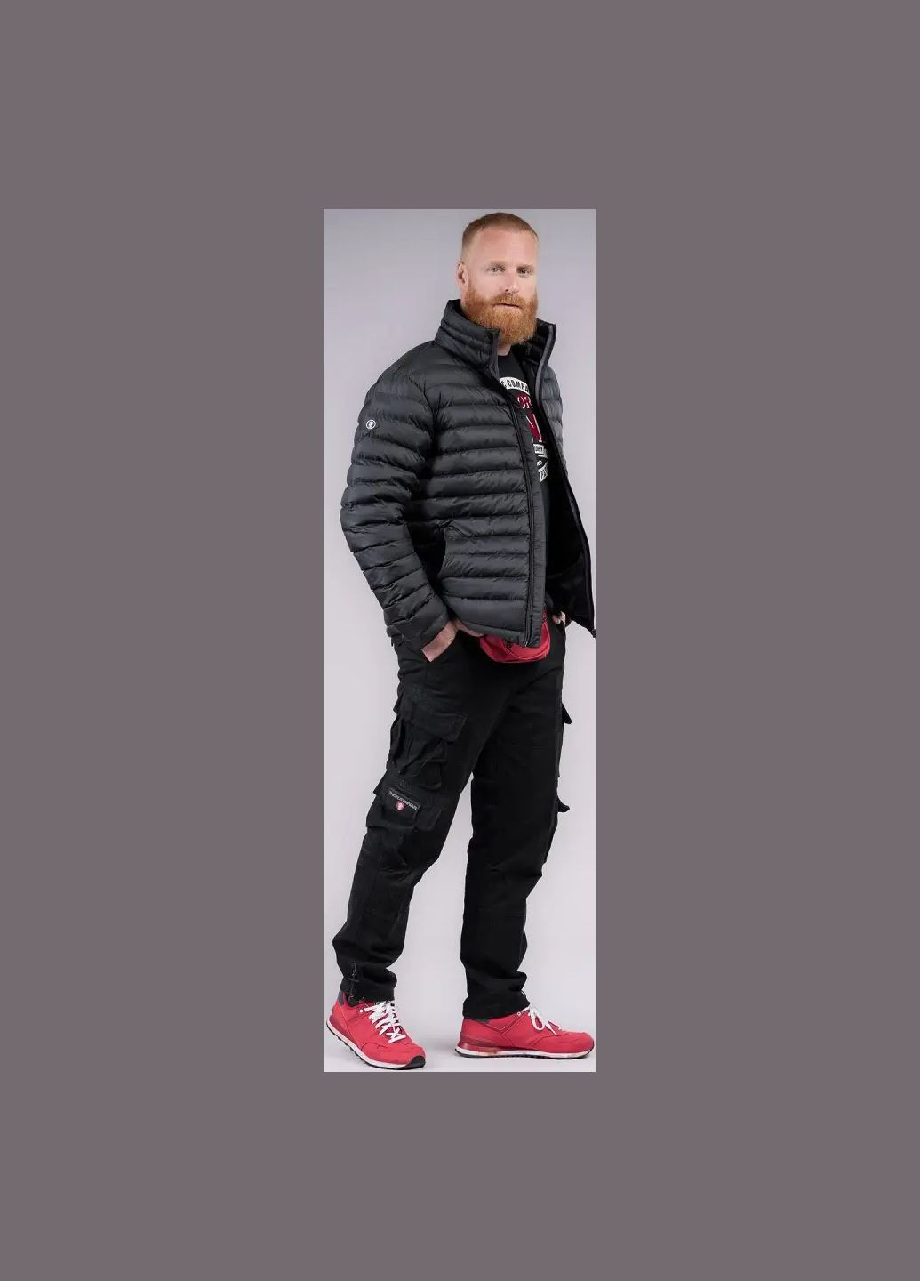 Чорна демісезонна куртка bjarne black Thor Steinar