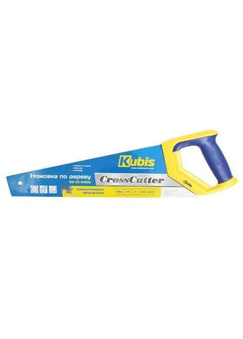 Ножівка по дереву 400 мм CrossCutter, 4TPI, загартований зуб, 2-D загострення, ТМ Kubis (352750356)