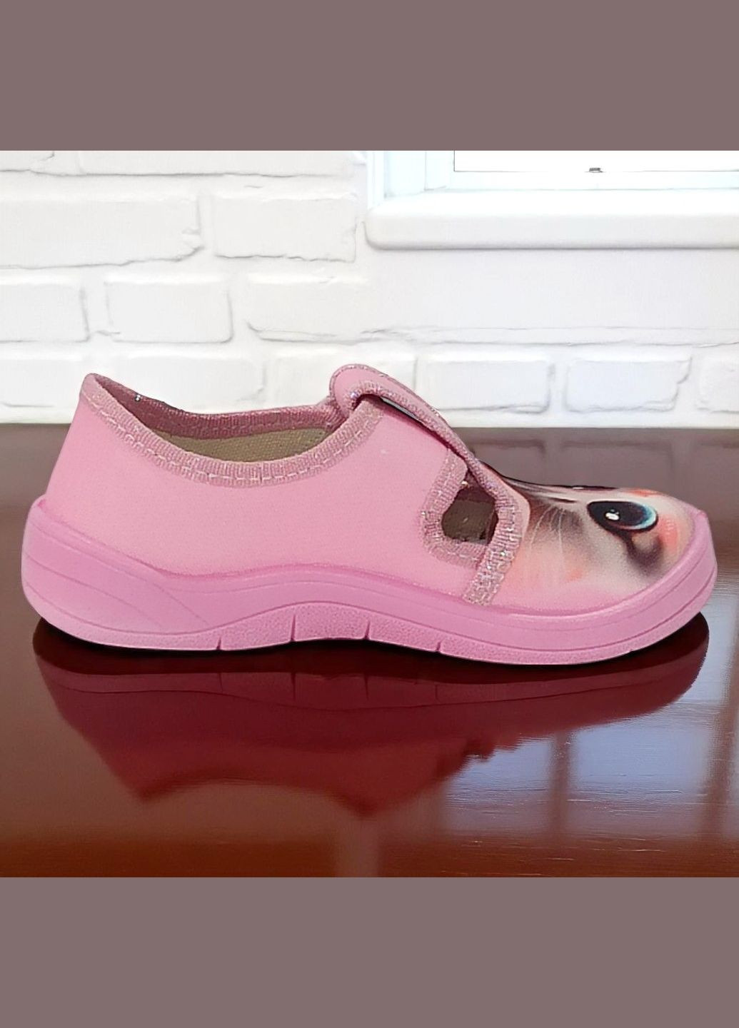 Ортопедичні тапочки капчики на липучці для дівчинки змінне взуття в садочок Валді Waldi (275268542)