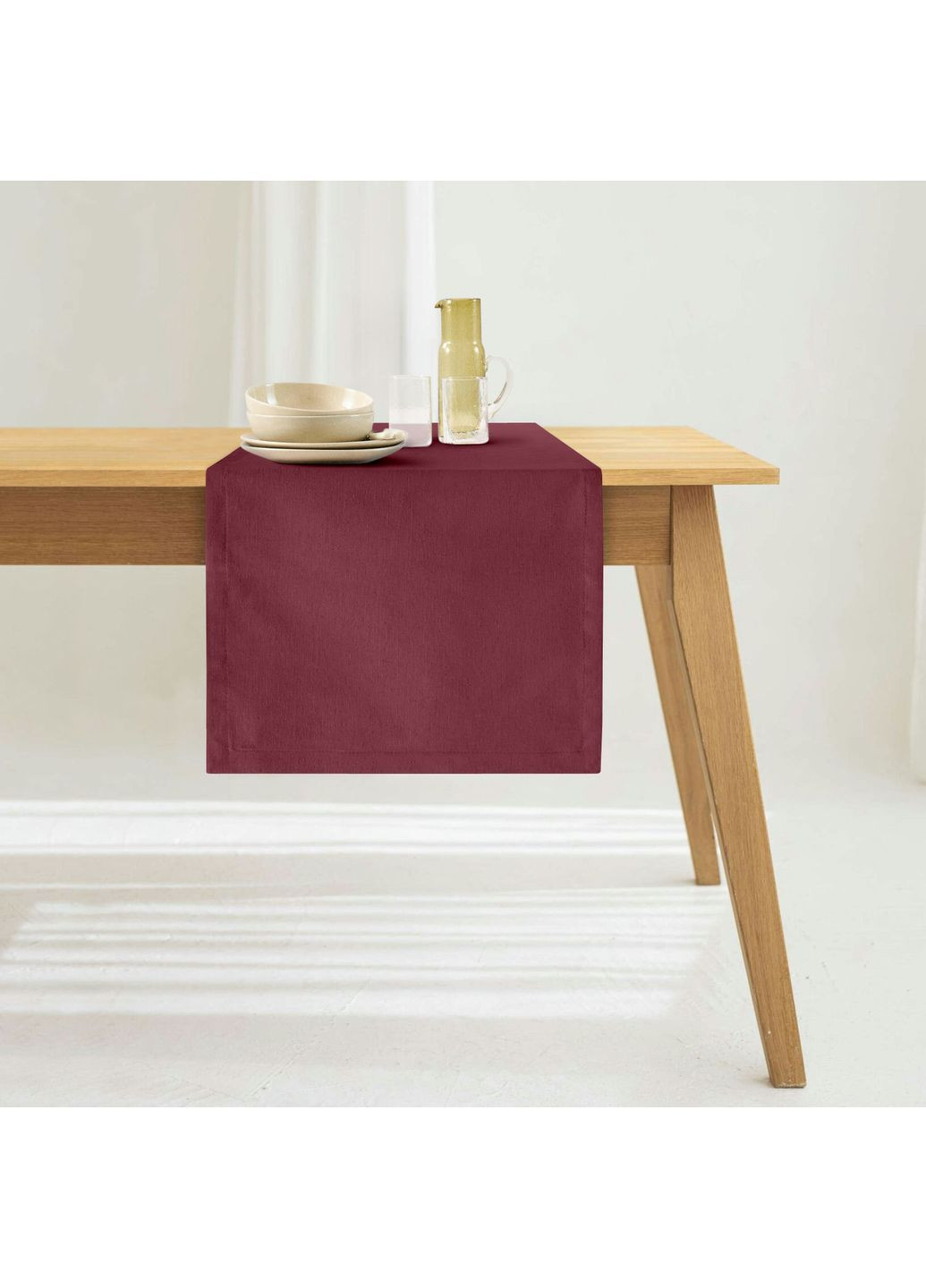 "Ранер на стол " - 40 х 150 см, Бордовый Cosas (372990885)