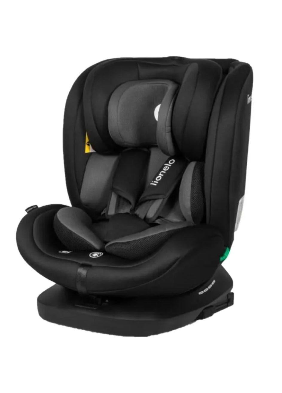 Дитяче автокрісло Bastiaan i-Size Black Grey, чорне () Lionelo LO-BASTIAAN I-SIZE BLACK GREY (336329614)